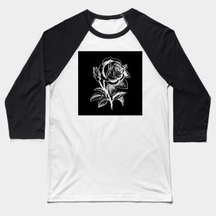 Minimalist Flower Baseball T-Shirt